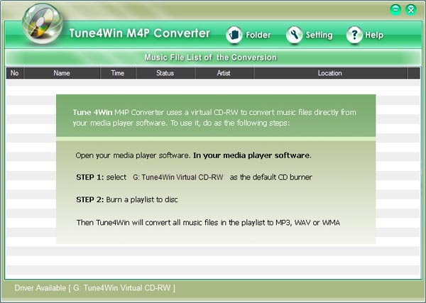 tune4win m4p converter, convert m4p to mp3 